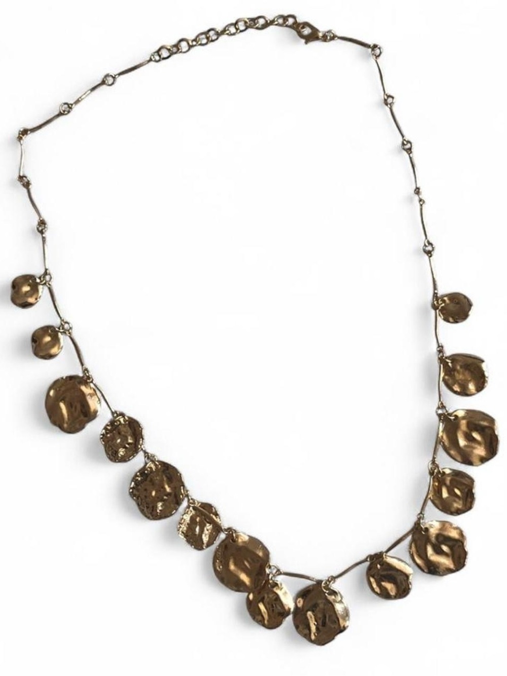 Two Gold Statement Necklaces - Picture 3 of 5